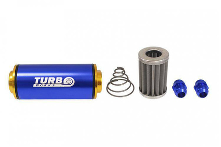 TurboWorks Fuel Filter AN8 Blue