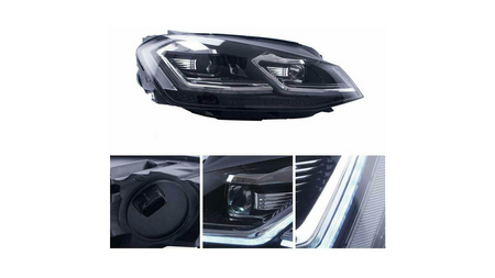 Lights Volkswagen Golf 7 Front Chrome