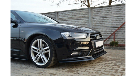 Splitter Audi A4 B8 Facelift przód v.2 Gloss Black