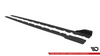 Diffuser BMW 1 F40 M-Pack Side Skirts Street Pro Black + Gloss Flaps