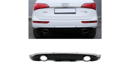 Diffuser Audi Q5 8R Facelift Rear with Pipes