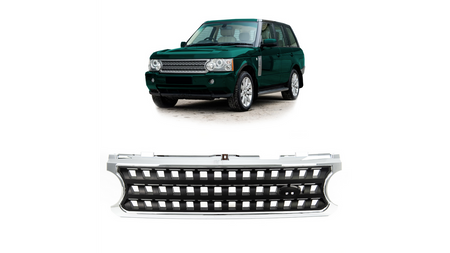 Grill Land Rover Range Rover III L322 Facelift Chrome & Black