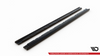 Diffuser Volkswagen T-Roc Facelift R R-Line Side Skirts Gloss Black