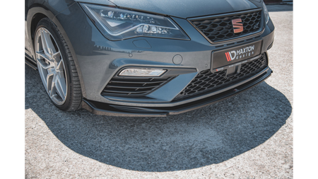 Splitter Seat Leon Cupra FR III Facelift przód v.5 Gloss Black