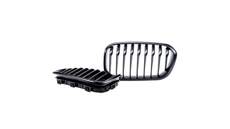 Grill BMW 1 F20 F21 Facelift pojedyncze żeberka Matt Black