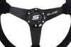 Steering wheel SLIDE 350mm offset:20mm Suede Black