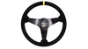 Steering wheel SLIDE 350mm offset:20mm Suede Yellow