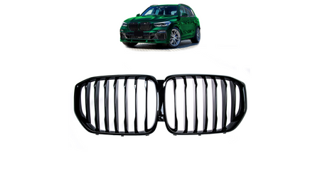 Grill BMW X5 G05 F95 Single Line Gloss Black