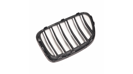 Grill BMW X1 E84 podwójne żeberka Gloss Black