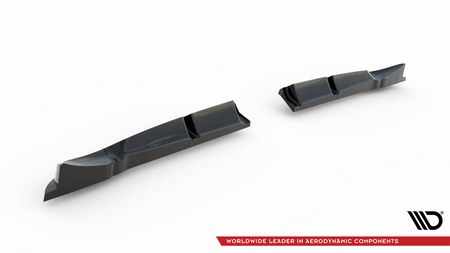 Splitter Brabus Smart Fortwo C451 Facelift Rear Central with Diffuser