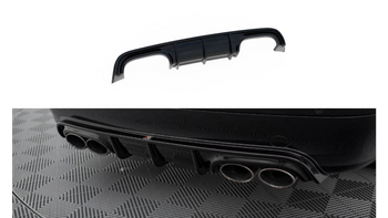 Diffuser Mercedes-Benz CLK W209 Rear Valance Gloss Black
