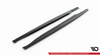 Diffuser Opel Astra J OPC VXR Side Skirts Gloss Black