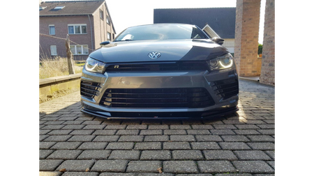 Splitter Volkswagen Scirocco III Facelift R Front v.1 Gloss Black