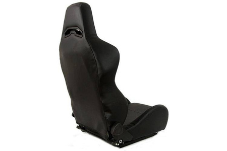 Racing seat DRAGO PVC Black