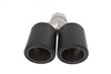 Double Exhaust Tip 2x101mm enter 76mm Carbon