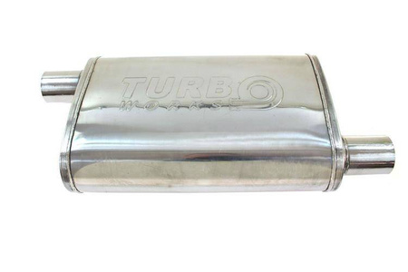 Center Muffler 76mm TurboWorks LT 409SS 355mm