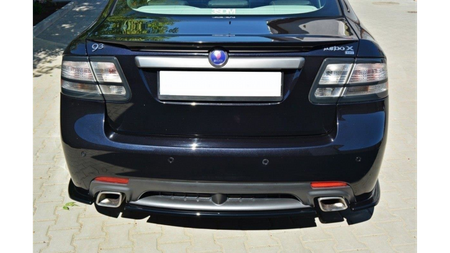 Splitter Saab 9-3 Turbo X Tył Środkowy Gloss Black