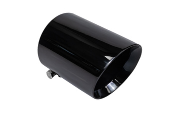 Exhaust Tip 101mm enter 70mm Gloss Black