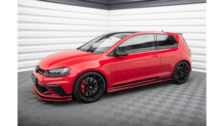 Dokładka Volkswagen Golf 7 GTI CLUBSPORT Progi Red