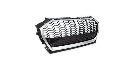 Grill Audi Q5 FY Facelift Silver Matt & Gloss Black