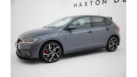 Side Skirts Volkswagen Polo GTI Mk6 Facelift Street Pro Black