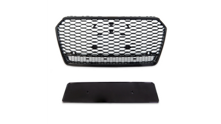 Grill Audi A7 C7 Facelift Gloss Black