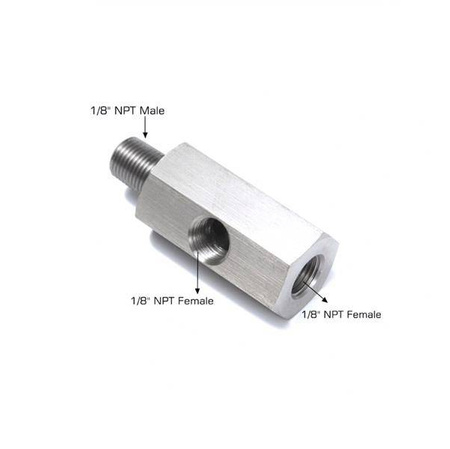 Oil pressure sensor adapter 1/8" NPT