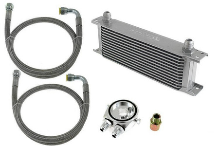 TurboWorks Oil Cooler Kit 13-rows 260x100x50 AN10 Silver