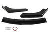 Uniwersalny splitter przedniego zderzaka (3-częściowy) Gloss Black