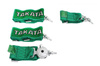 Pasy sportowe 4p 3" Zielone Takata Replica harness