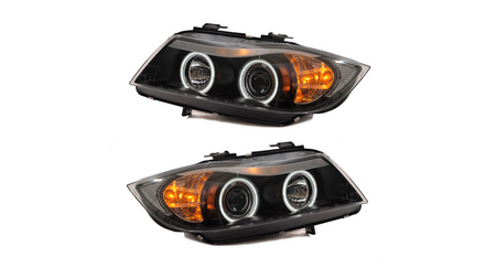 Lights BMW 3 E90 E91 Front CCFL Black