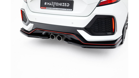 Splitter Honda Civic Sport Mk 10 Rear Central