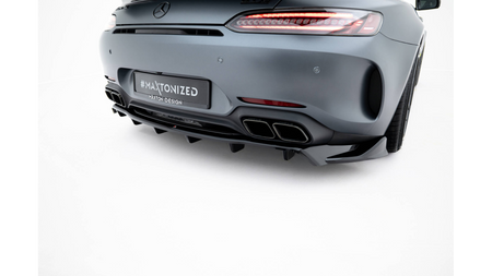 Splitter Mercedes-Benz GT C C190 Facelift Rear Central with Diffuser