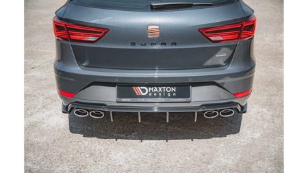 Splitter Seat Leon Cupra III Facelift Sportstourer Tył Boczne v.2 Gloss Black