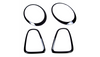 Covers MINI R56 R57 Tail Lights Gloss Black