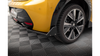 Splitter Peugeot 208 GT II Rear Side v.1 + Flaps Gloss Black