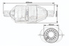 Catalytic converter cover silencer fi 45 AWG