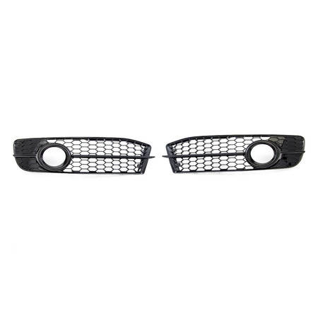 Fog Light Covers Audi A6 C6 Gloss Black