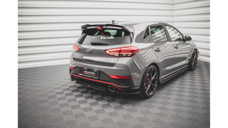 Splitter Hyundai I30 III Facelift N Tył Środkowy Gloss Black