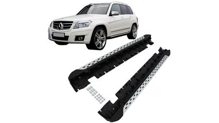 Stopnie boczne Mercedes-Benz GLK X204 2008-obecnie Aluminium