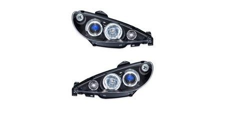 Lights PEUGEOT 206 CC SW Front Projector Black