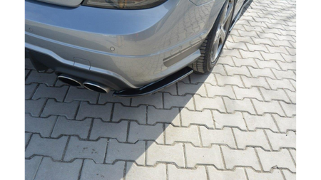 Splitter Mercedes-Benz C W204 S204 Tył Boczne Gloss Black