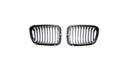 Grill BMW 3 E46 Compact pojedyncze żeberka Matt Black