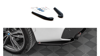 Splitter BMW X1 F48 M-Pack Tył Boczne Gloss Black