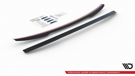 Spoiler Cap Audi A7 C8 Gloss Black