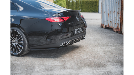 Dokładka Mercedes-Benz CLS C257 Zderzak Tył AMG-Line Gloss Black