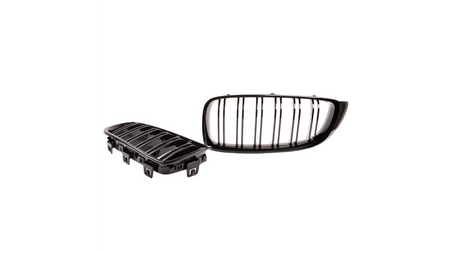 Grill BMW 4 F32 F82 F33 F83 F36 podwójne żeberka Gloss Black