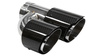Exhaust Tip 101mmx2 enter 76mm Carbon Gloss Set