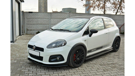 Splitter Fiat Grande Punto Abarth przód v.2 Gloss Black