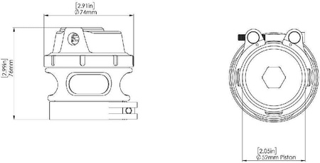 Turbosmart Blow Off 52mm Race Port